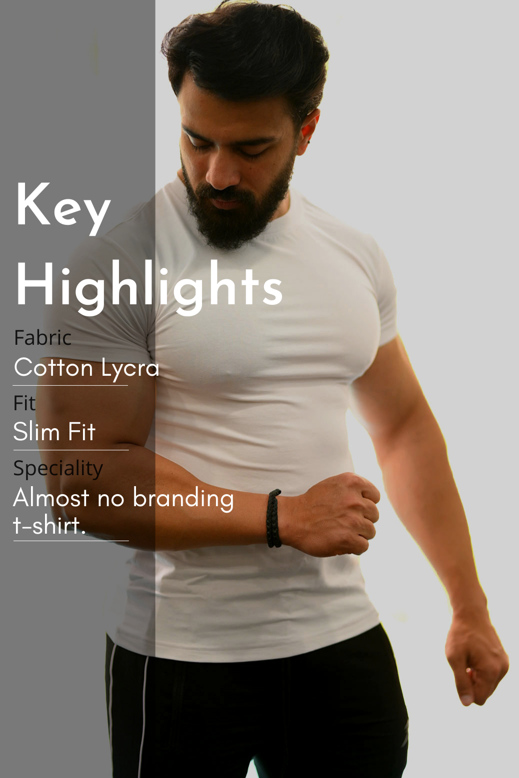 Flex Cotton T-shirt White