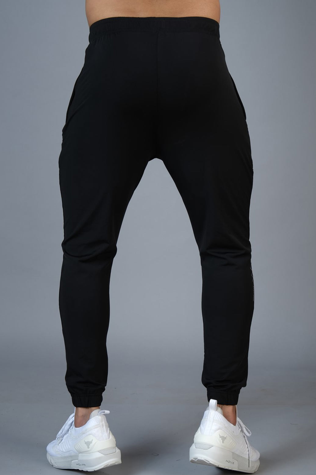 Identity Nylon Joggers Black