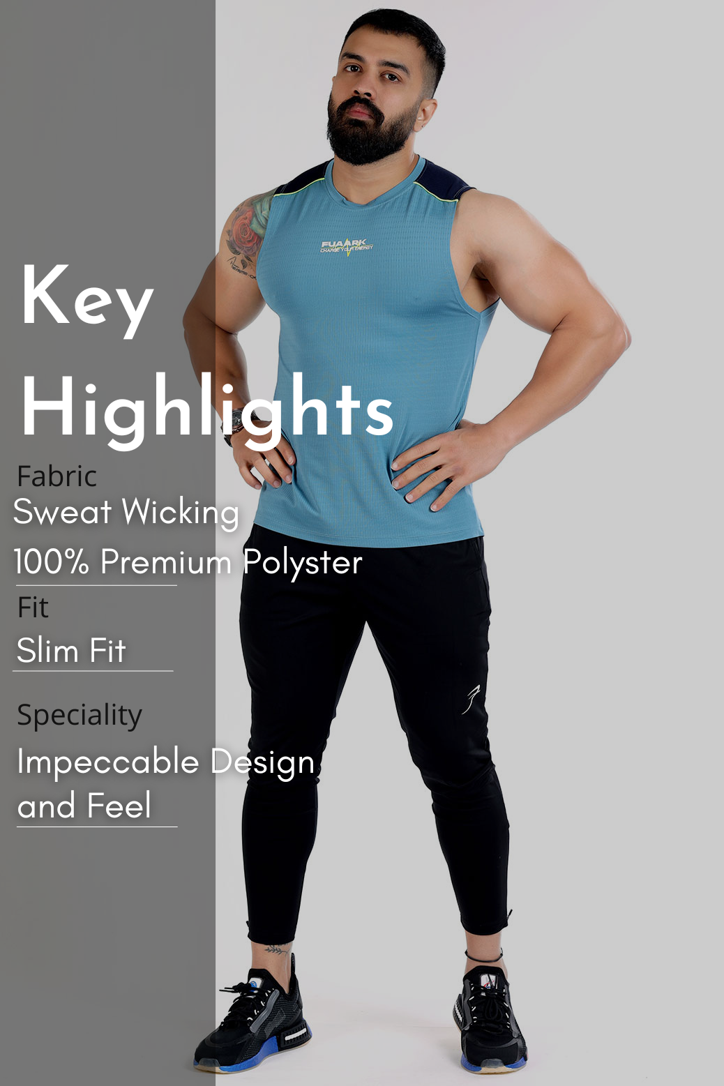 Lining Tank Sky Blue