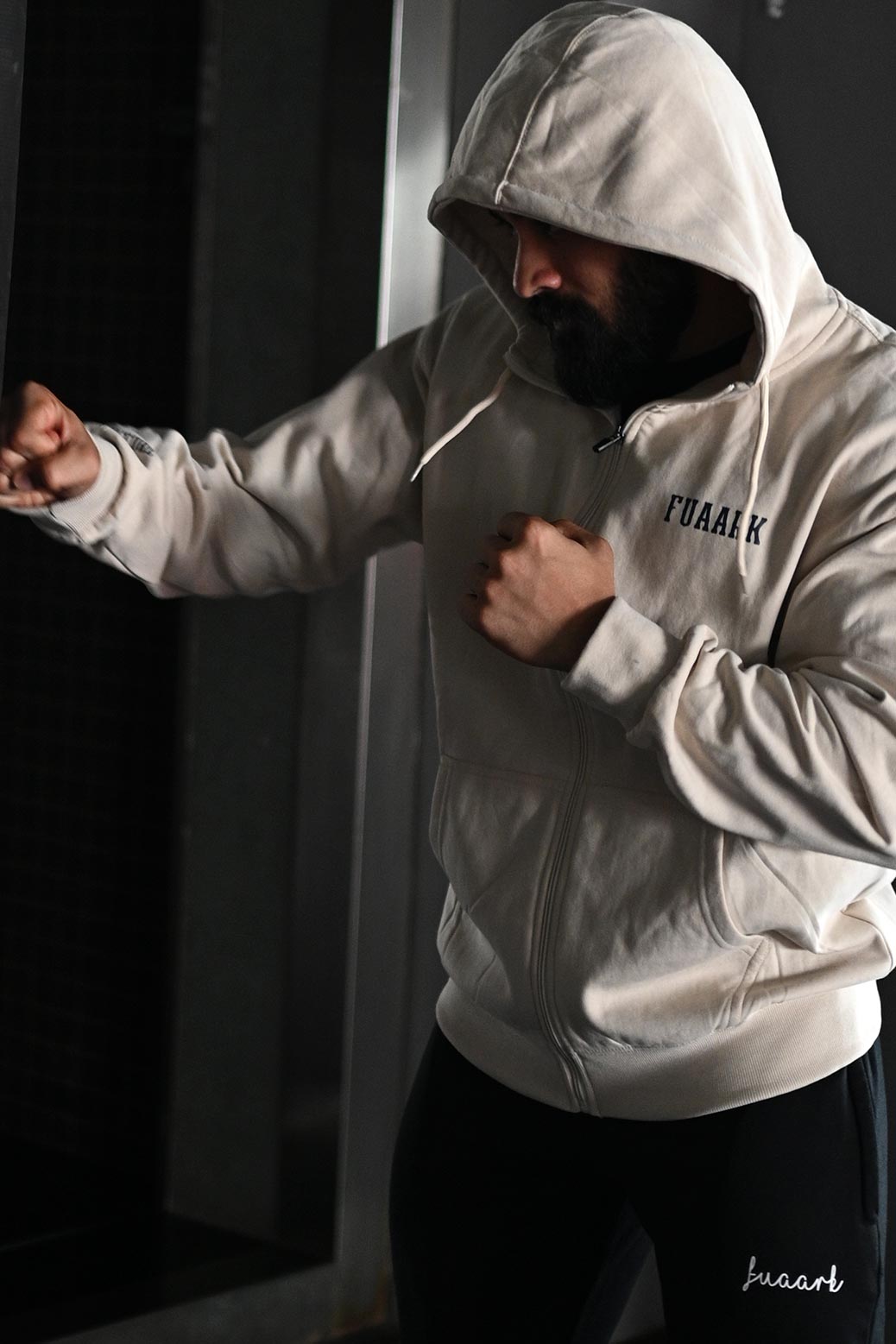 Oversized Frost Jacket Beige