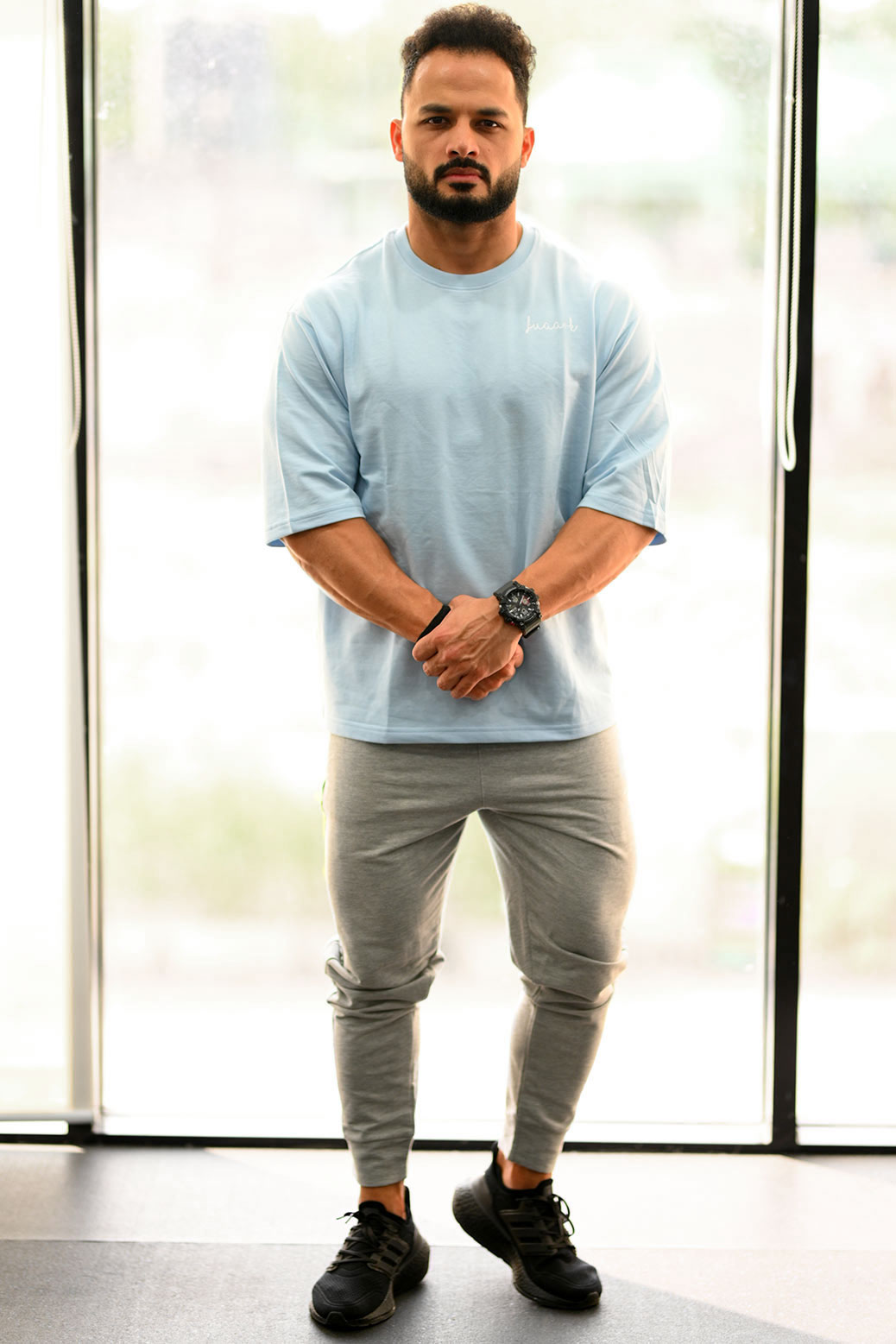 Oversized T-shirt Sky Blue