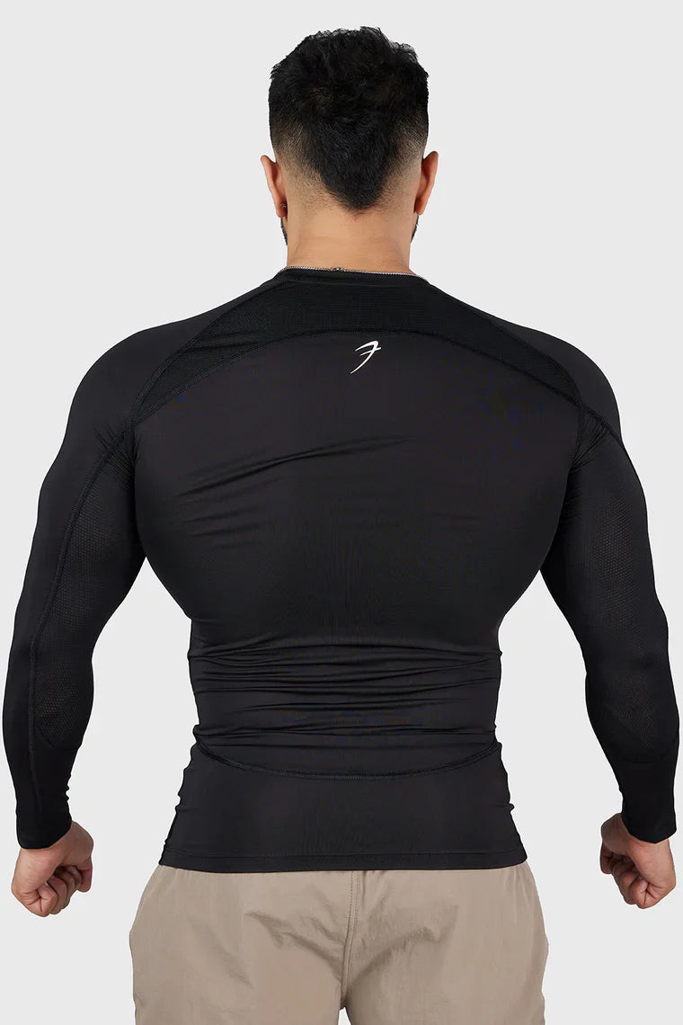Compression 2.0 Full Sleeves T-shirt Black