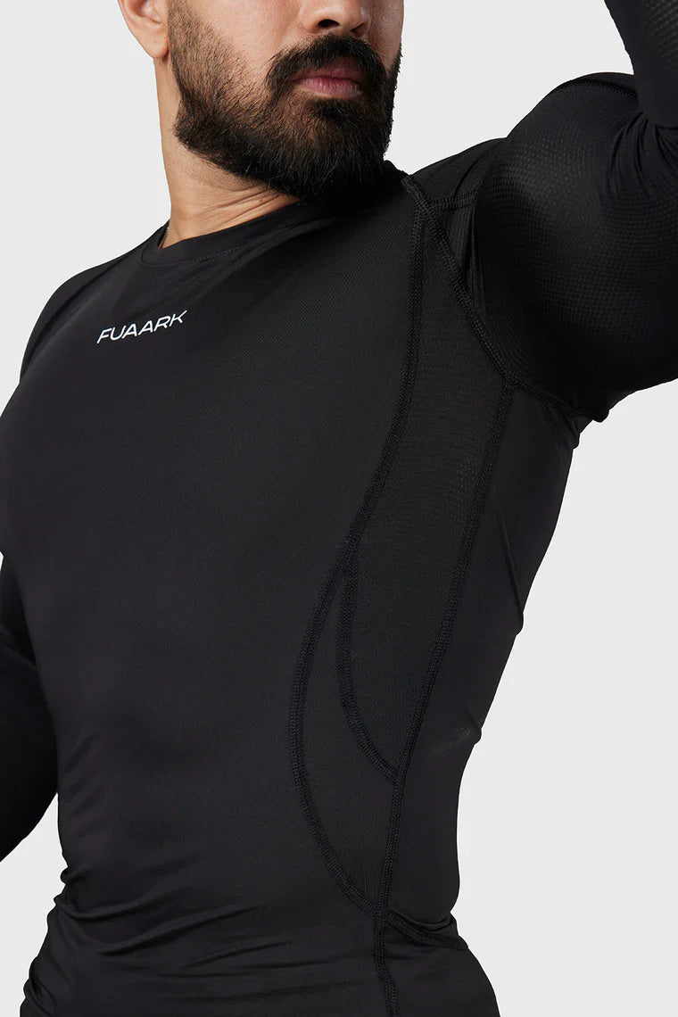 Compression 2.0 Full Sleeves T-shirt Black