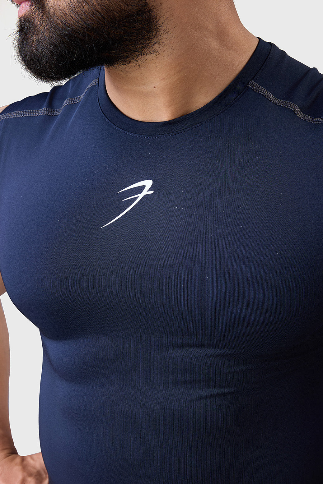 Compression Sleeveless  Tank Navy