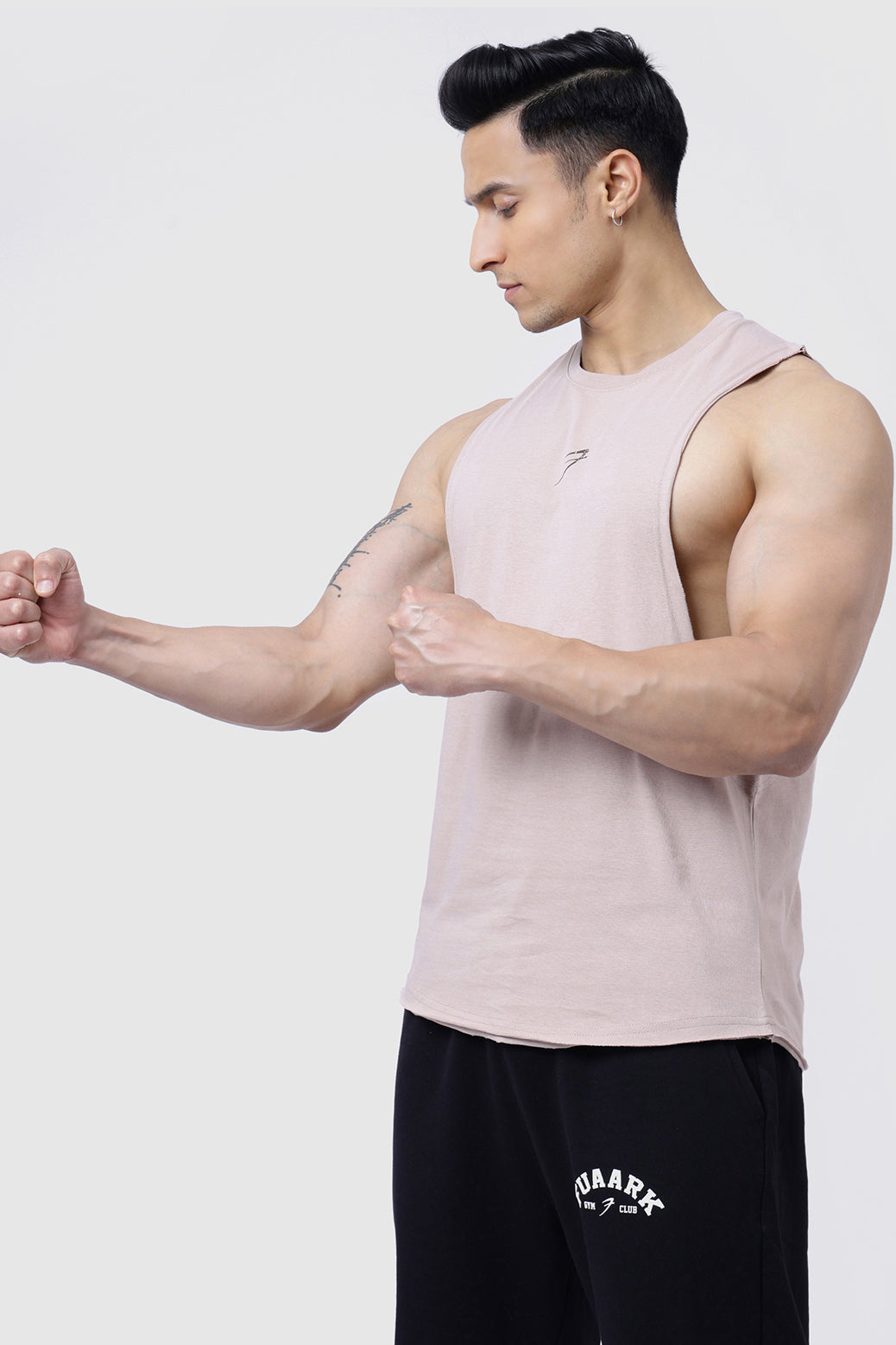 Drift Deep Arm Tank Beige