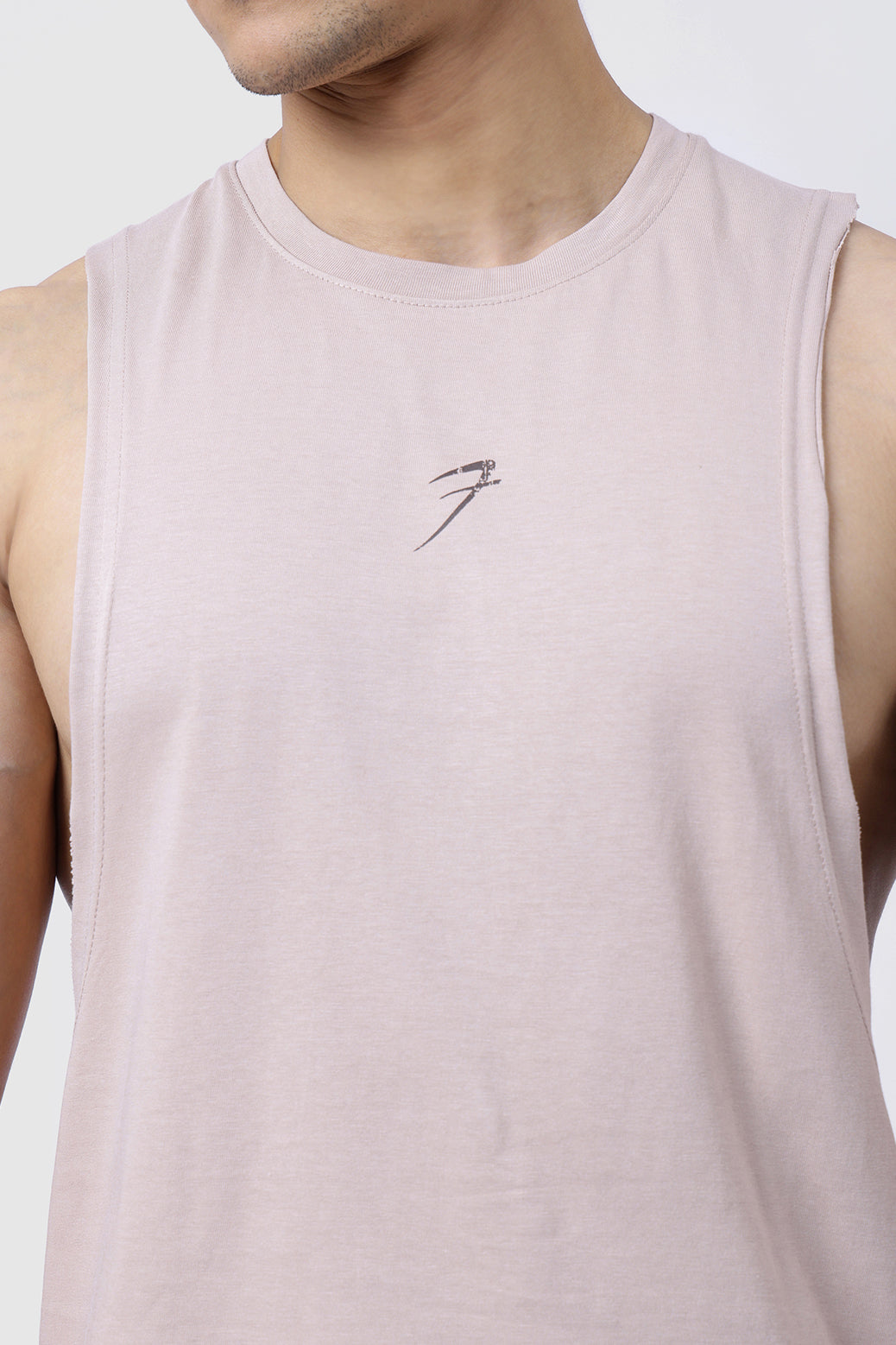 Drift Deep Arm Tank Beige