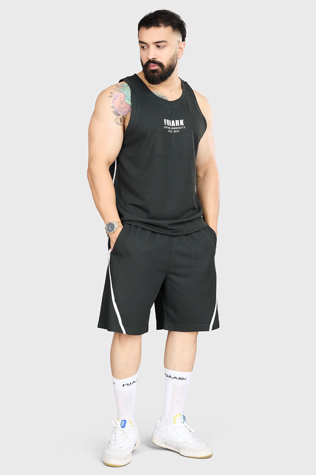 Drip Oversized Tank Olive