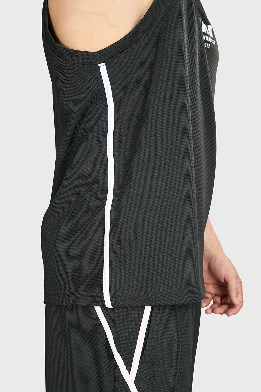 Drip Oversized Tank Olive