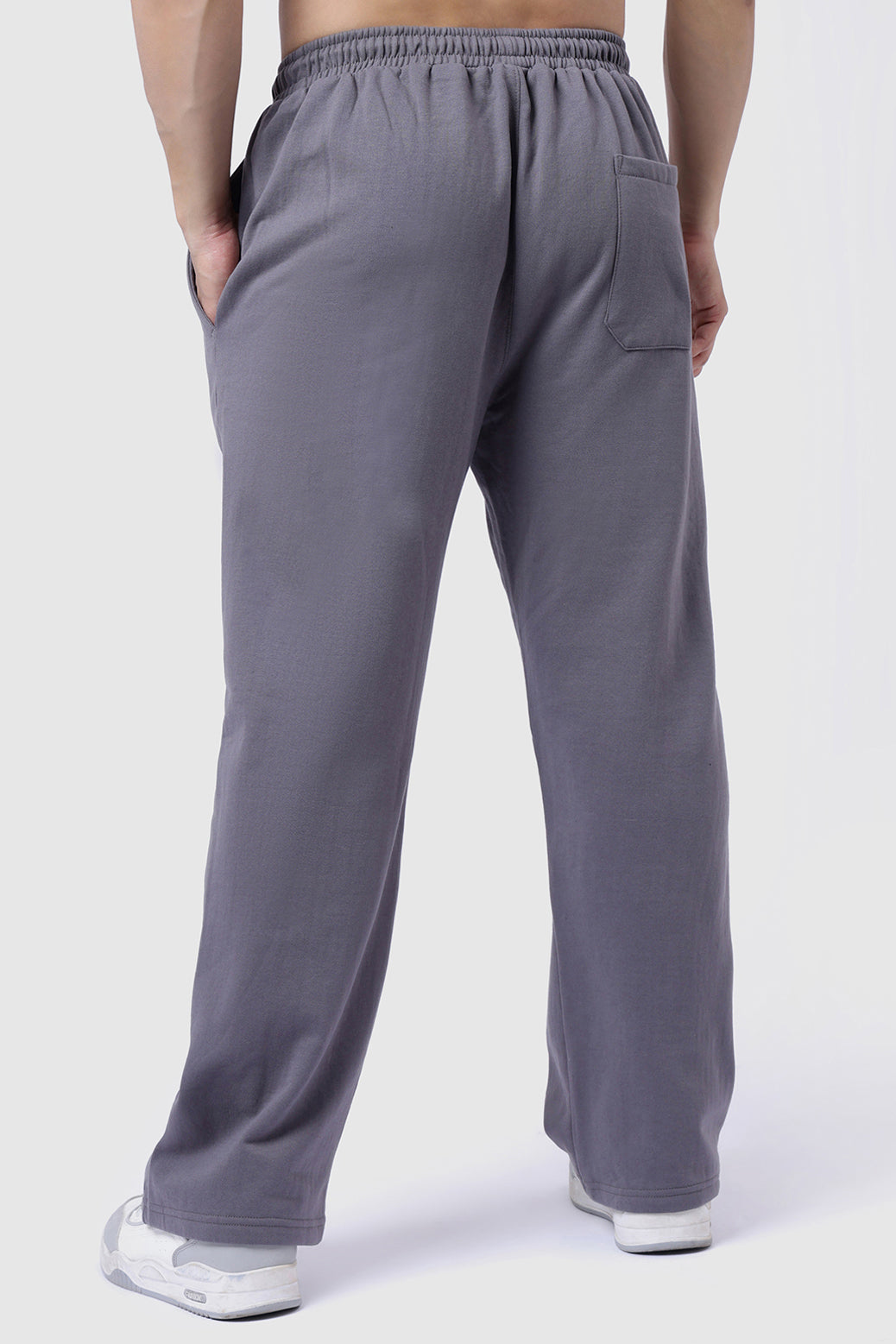 Laidback Relaxed Pants Dark Grey