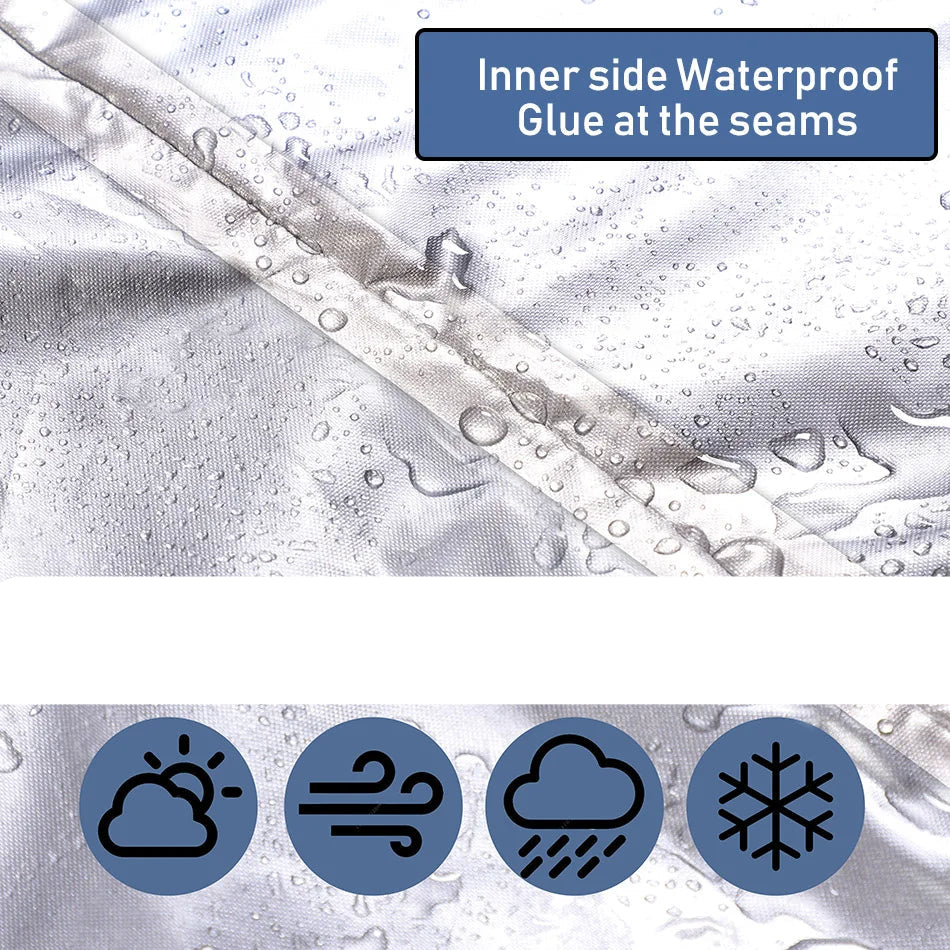 Heavy-Duty Outdoor Garden Furniture Cover – Waterproof, Windproof, Anti-UV Protection (various sizes available)
