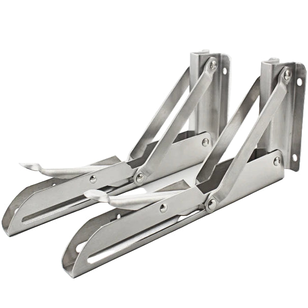 Heavy Duty Folding Shelf Brackets for RV / Caravan Tables (2PCS)