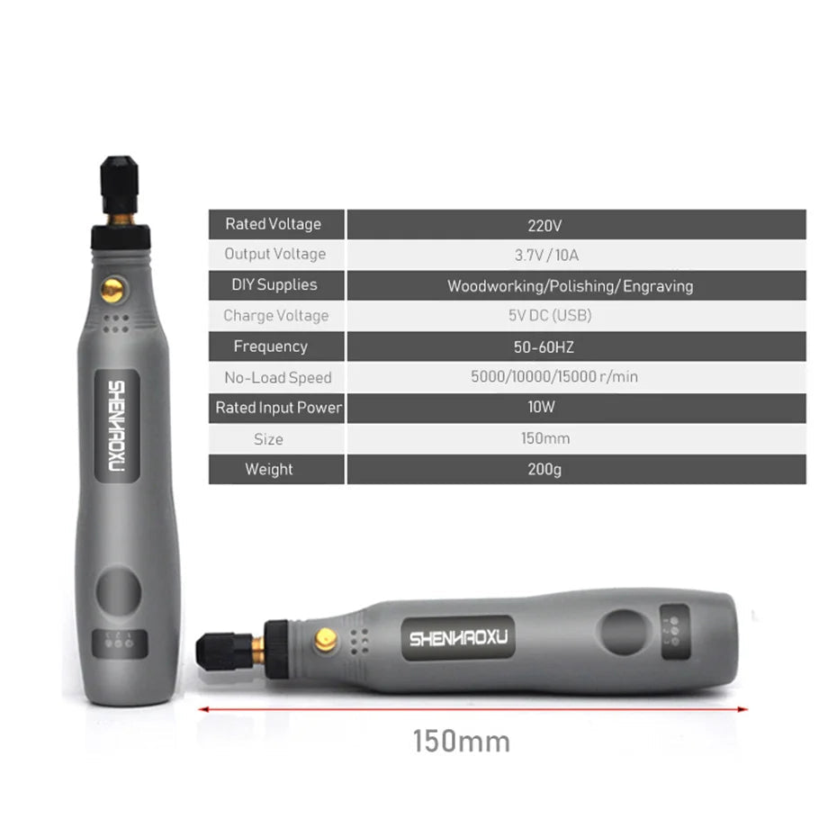 Mini Cordless Electric Drill & Grinder Set