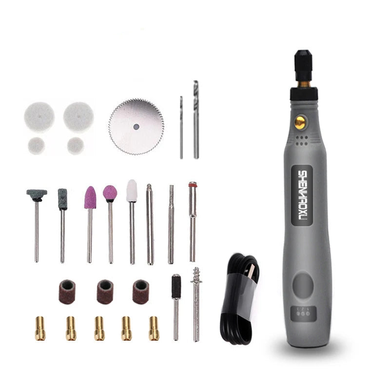 Mini Cordless Electric Drill & Grinder Set