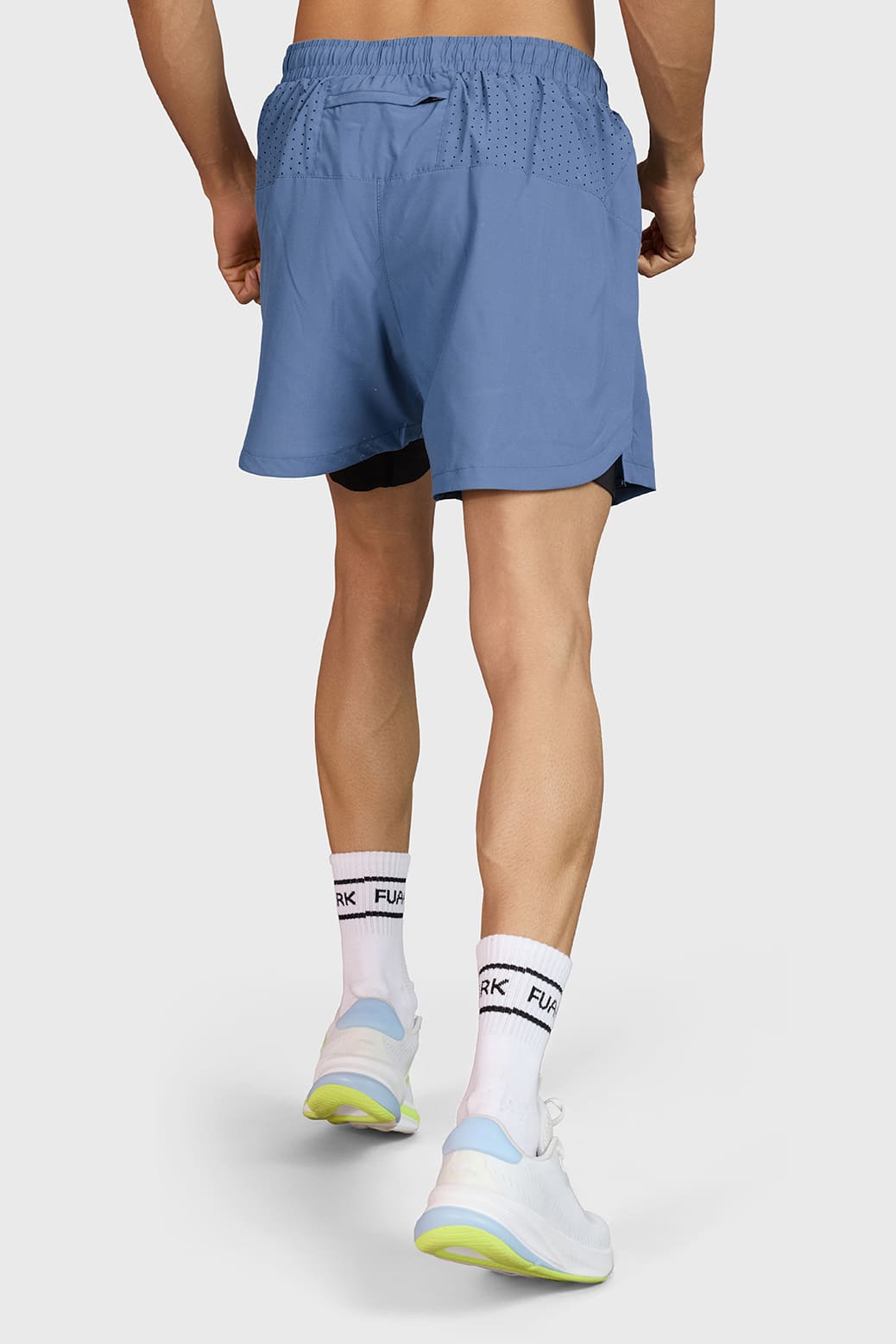 Hyper 5" Running  Shorts Light Grey