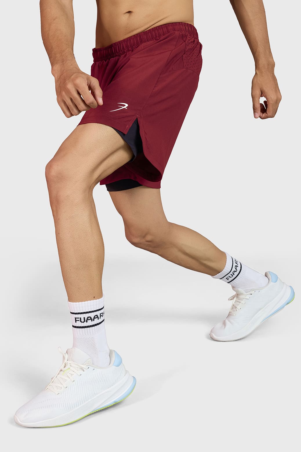 Hyper 5" Running  Shorts Maroon