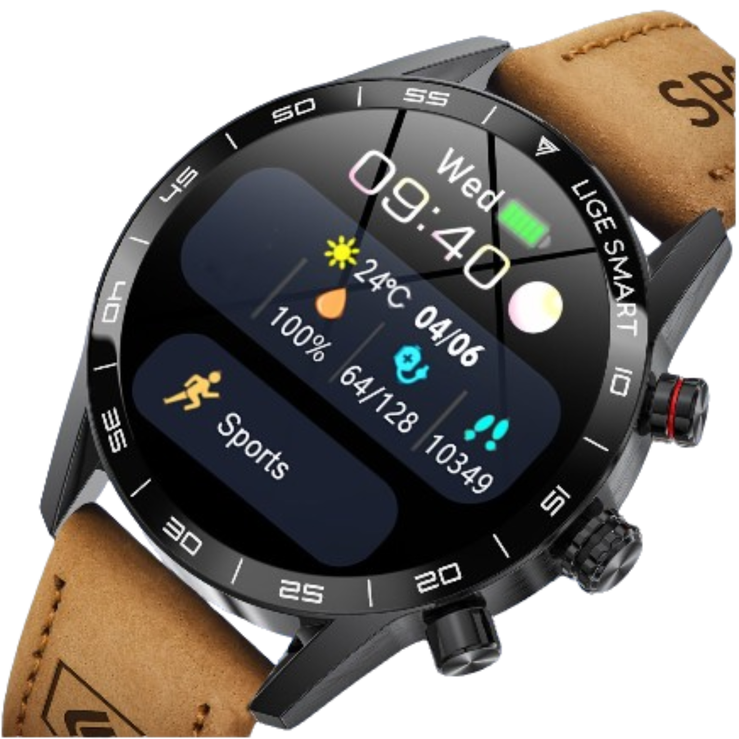 LIGE Multifunctional Sports Smart Watch (8 different styles available)