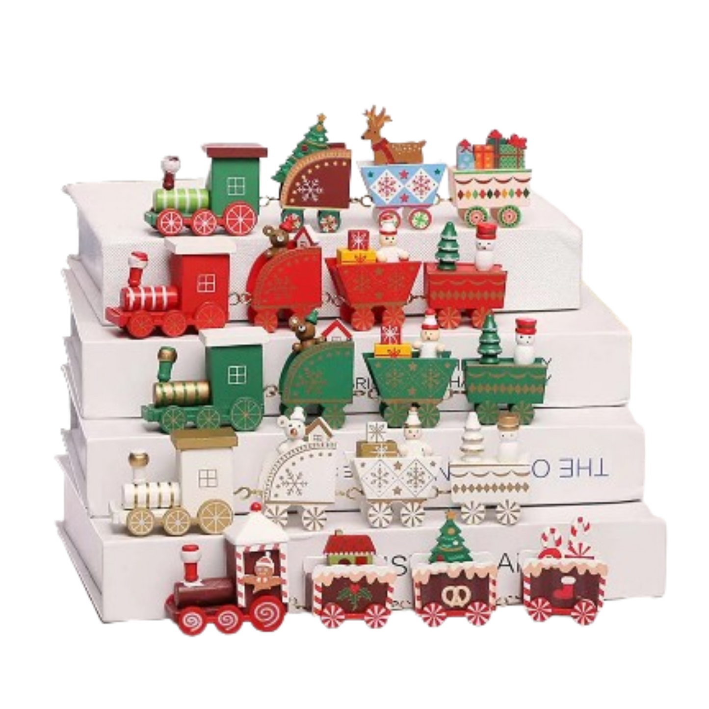 Christmas Wooden Train