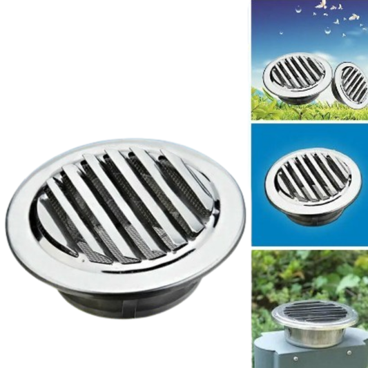 Stainless Steel 100mm RV Exterior Air Vent Grille