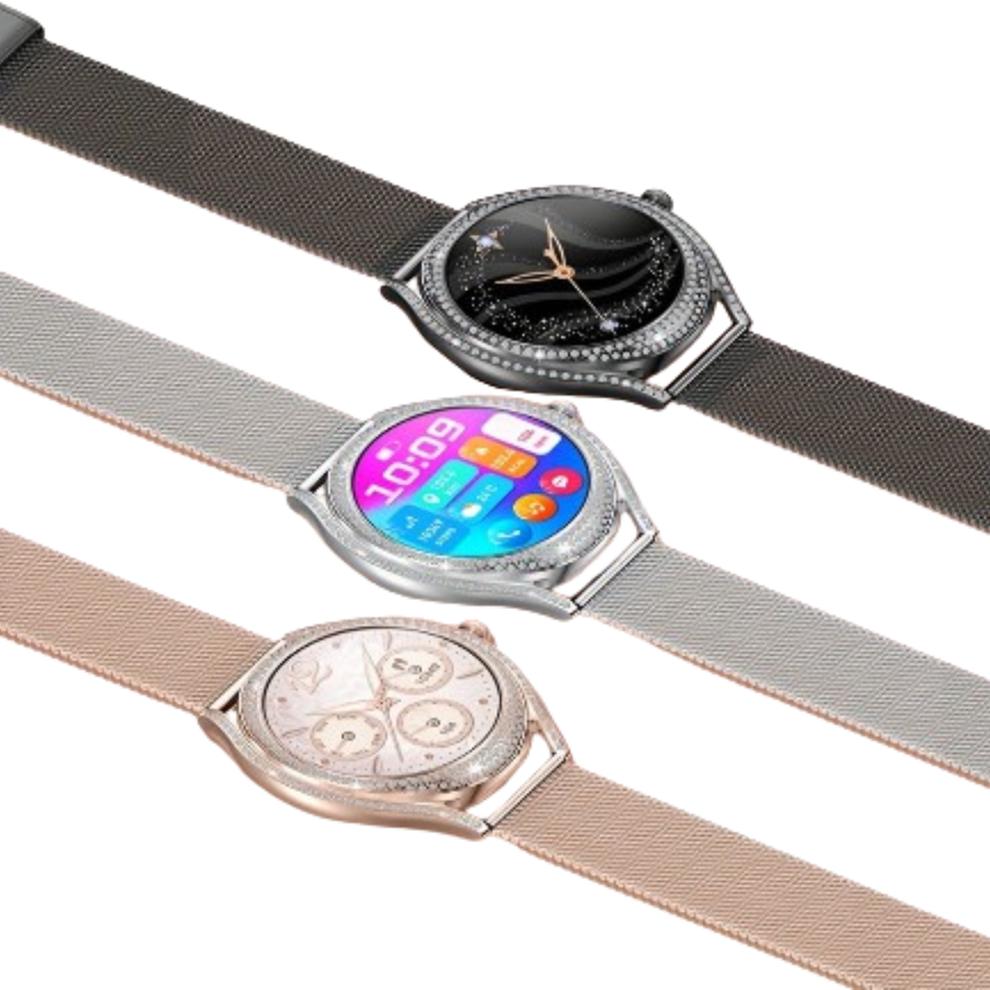 LIGE Women's Smartwatch – 3.25cm AMOLED Fitness Tracker with 100+ Sports Modes (3 colours available)