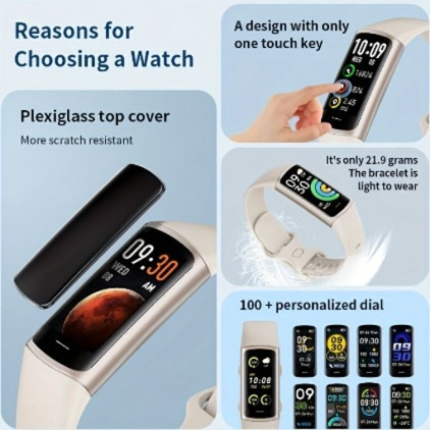 LIGE Smartwatch – Wireless Calls, Multi-Sport Modes (5 colours available)