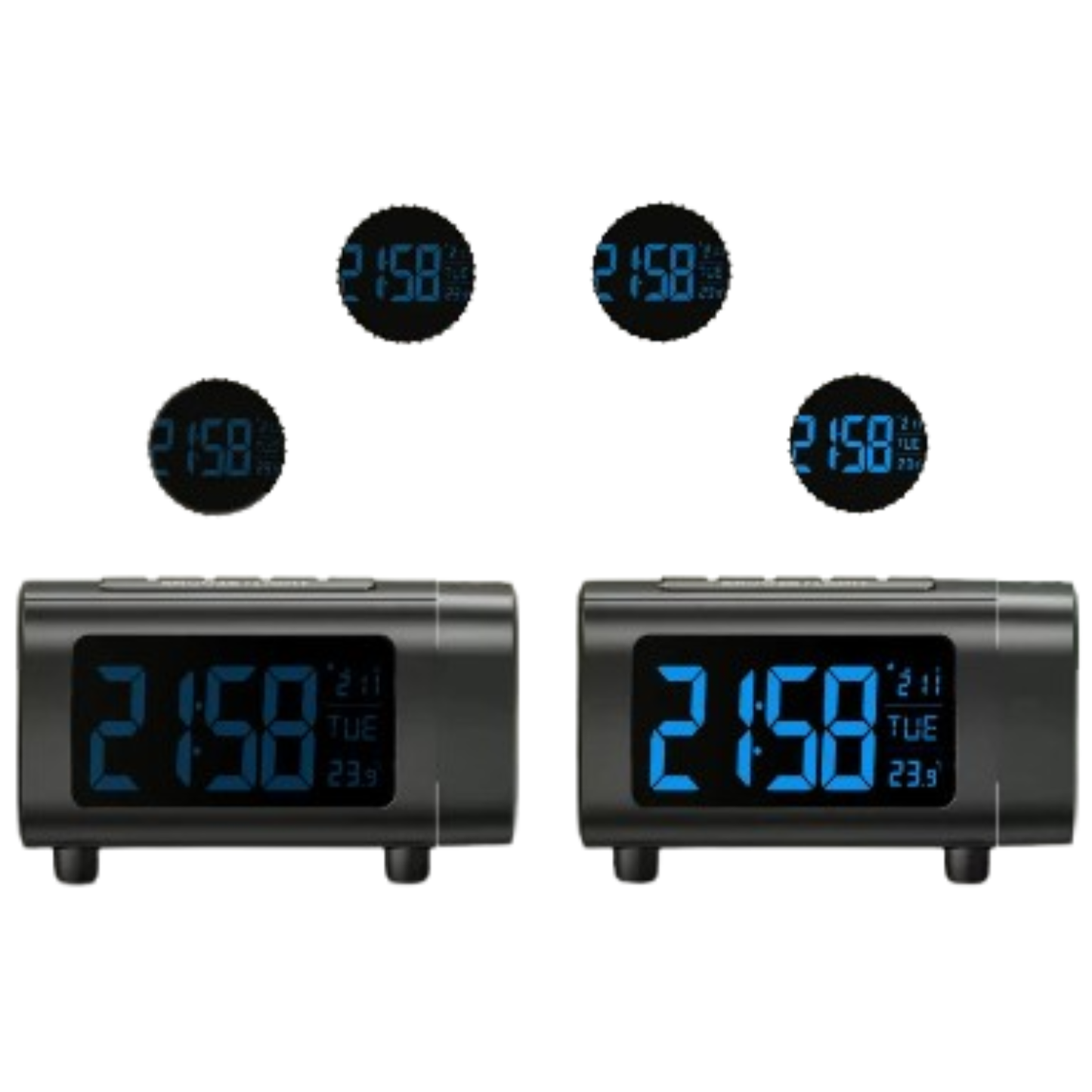 Digital Projection Alarm Clock Radio