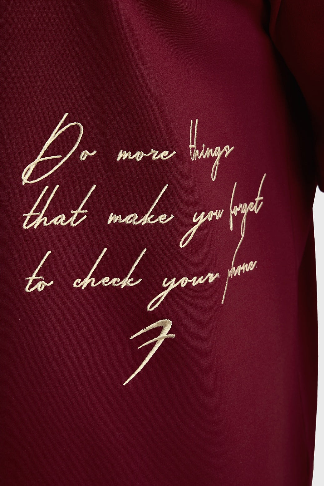 Inspiration Oversized T-shirt Maroon
