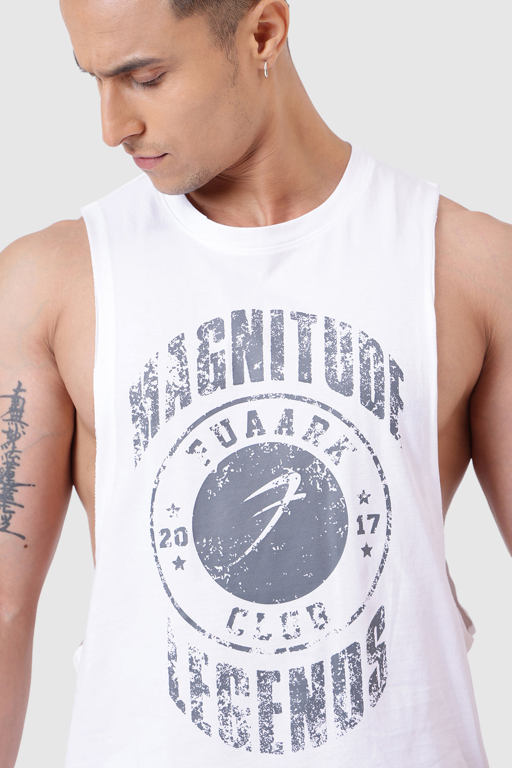 Magnitude Deep Arm Tank White