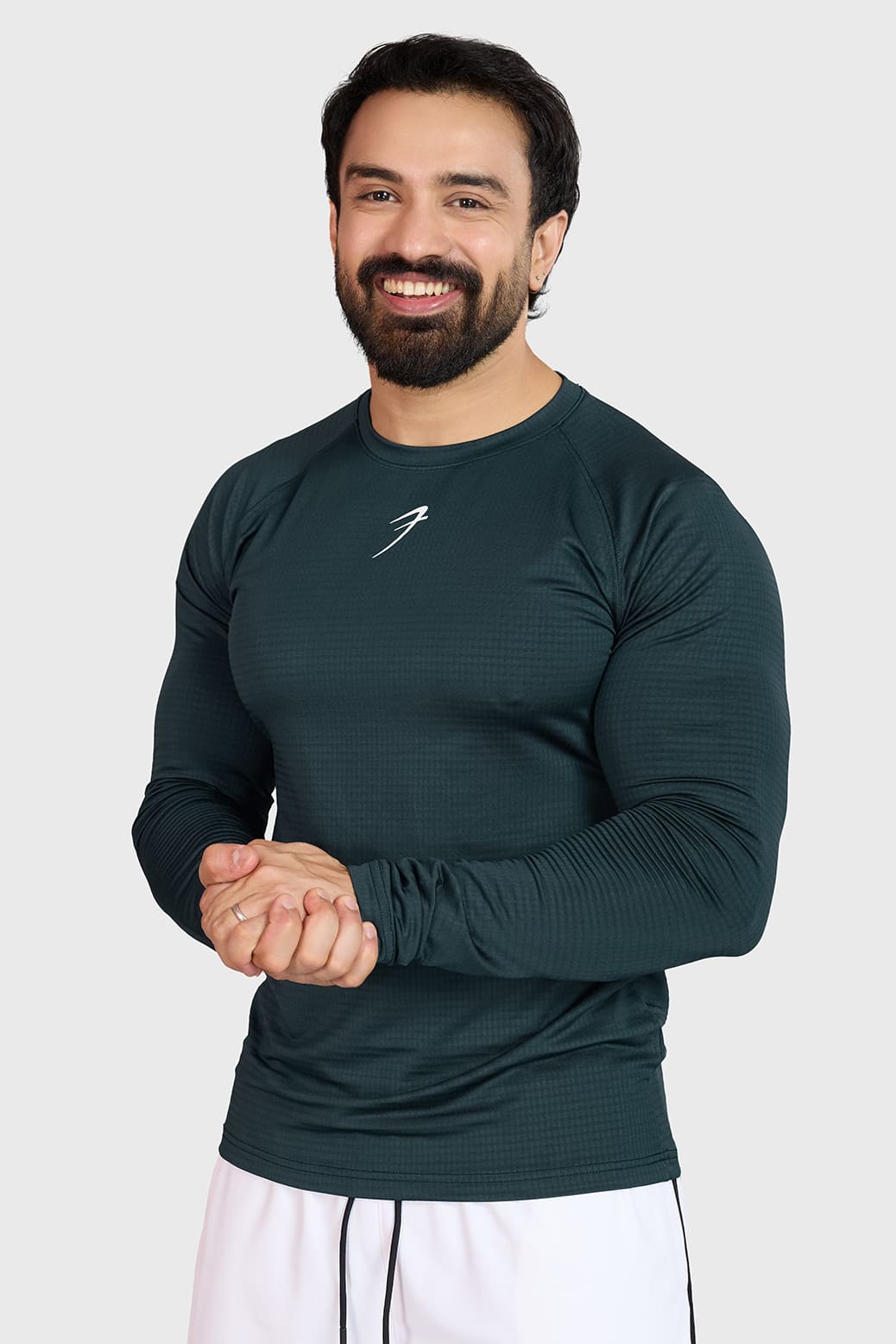 Midnight Fullsleeves T-shirt Sea Green