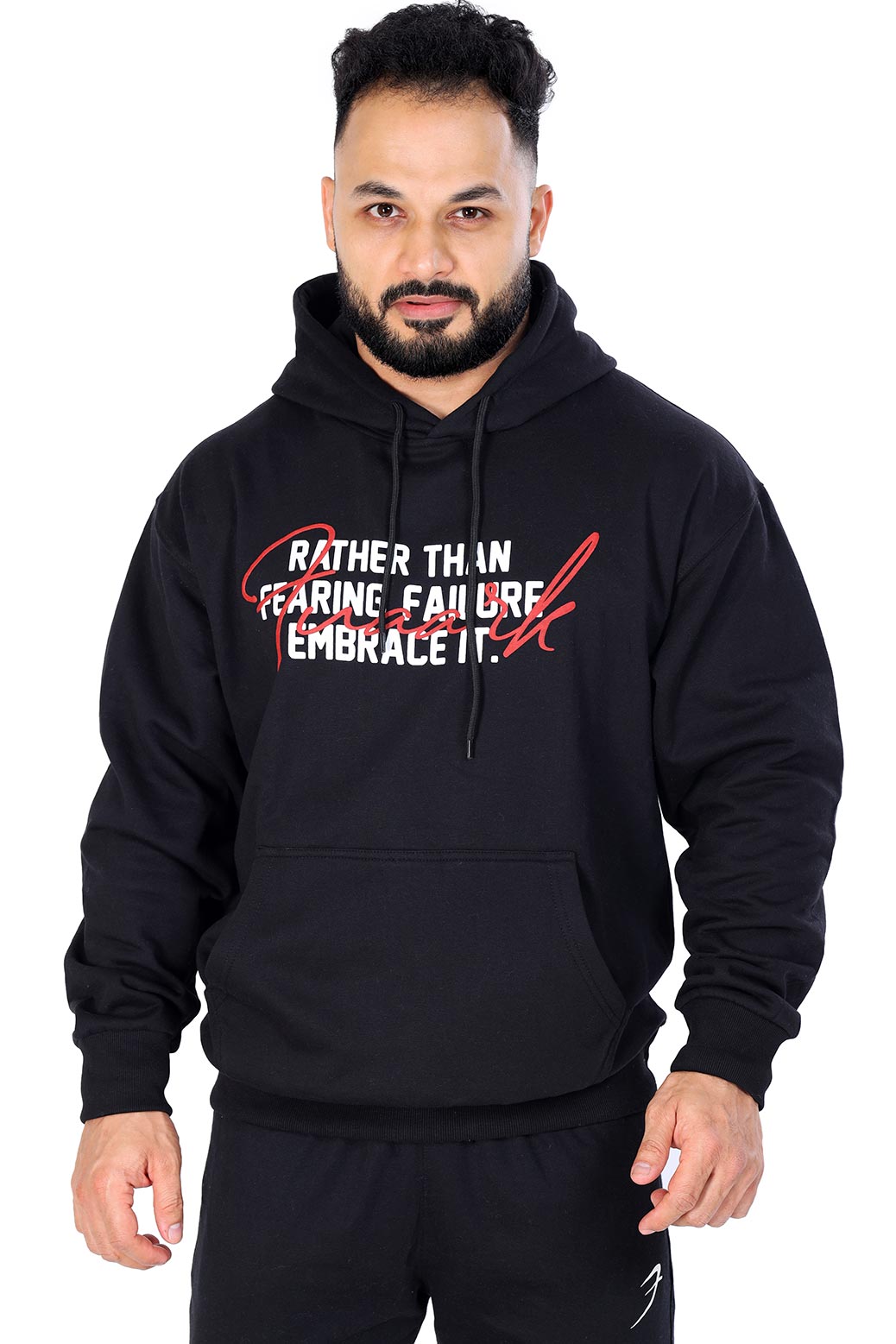 Oversized Frost Hoodie Black