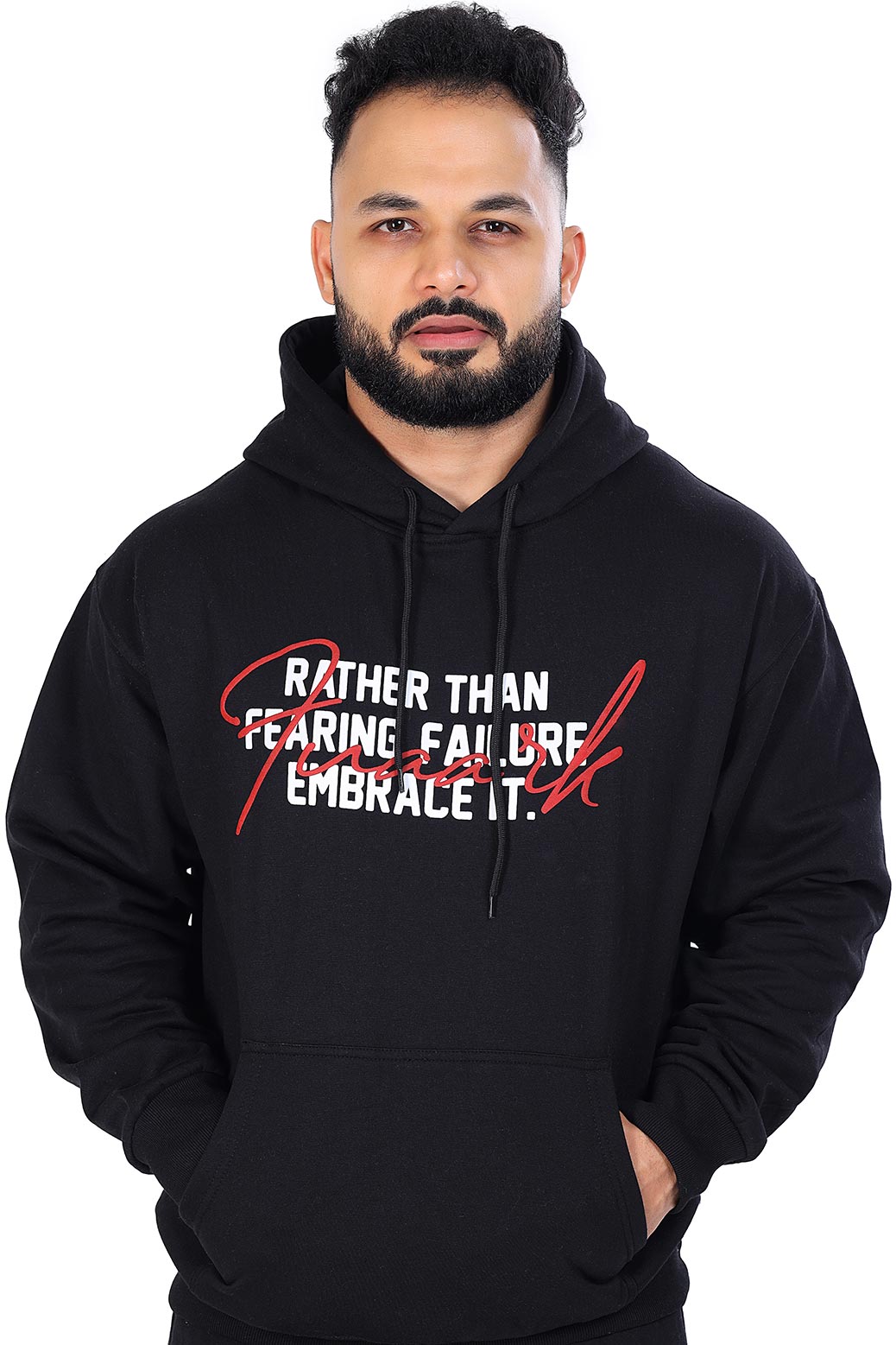 Oversized Frost Hoodie Black