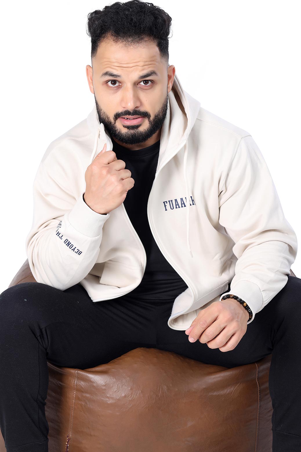 Oversized Frost Jacket Beige