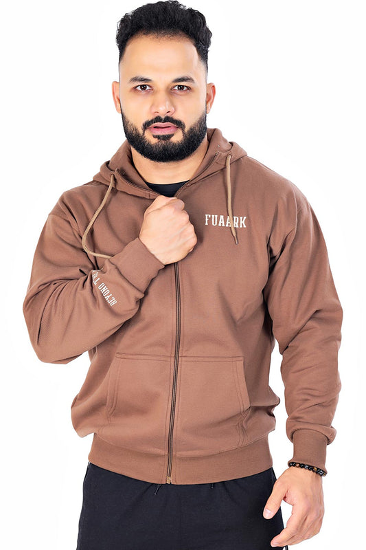 Oversized Frost Jacket Coffee