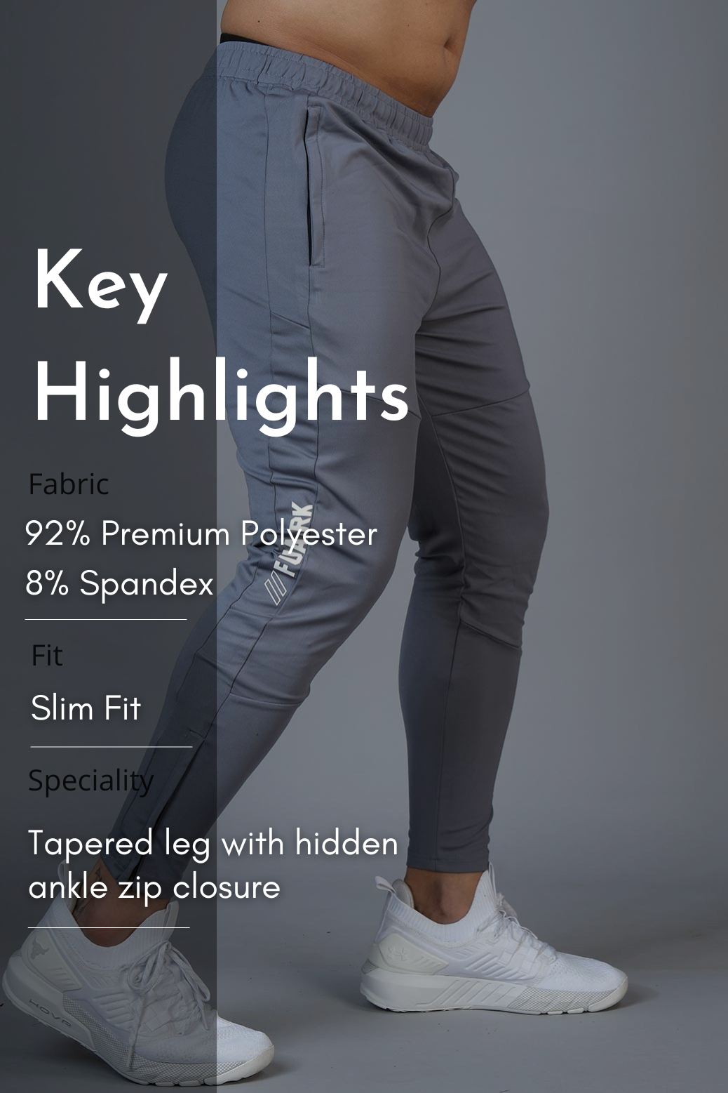 Hybrid Slim Tracks Light Grey