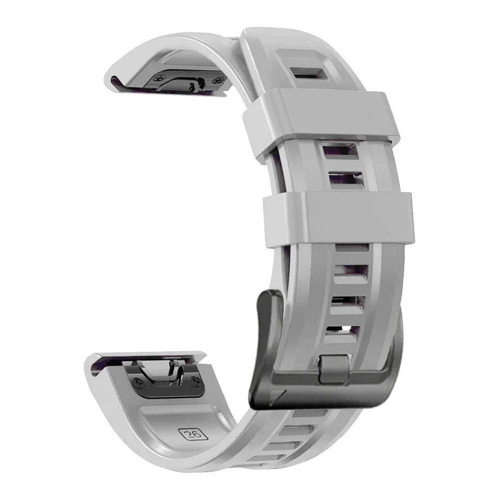 Quickfit Silicone Strap for the Garmin Watch Series (available of various range of models and 46 colours)