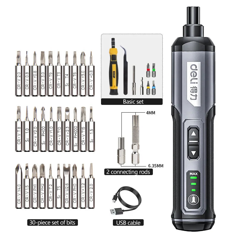 Cordless Electric Screwdriver Set (5 different sets available)