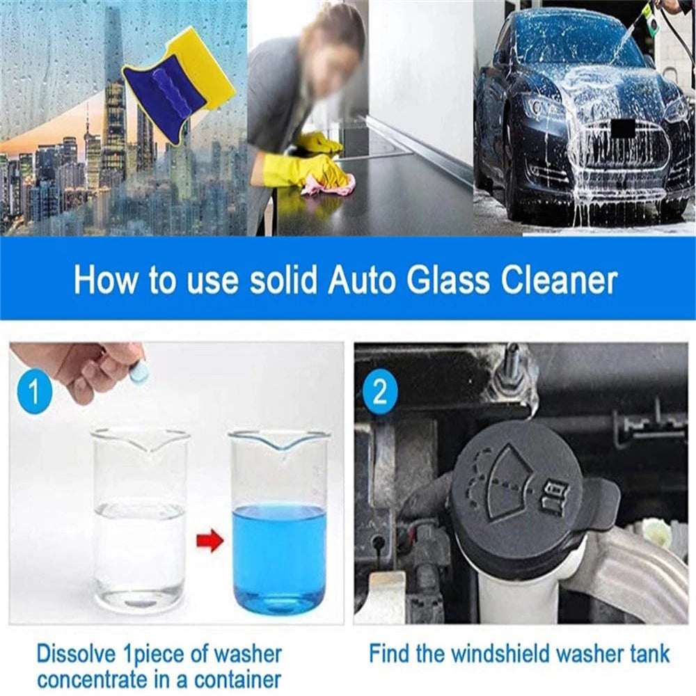 Car Windscreen Cleaner - Effervescent Tablets (available in different quantities)
