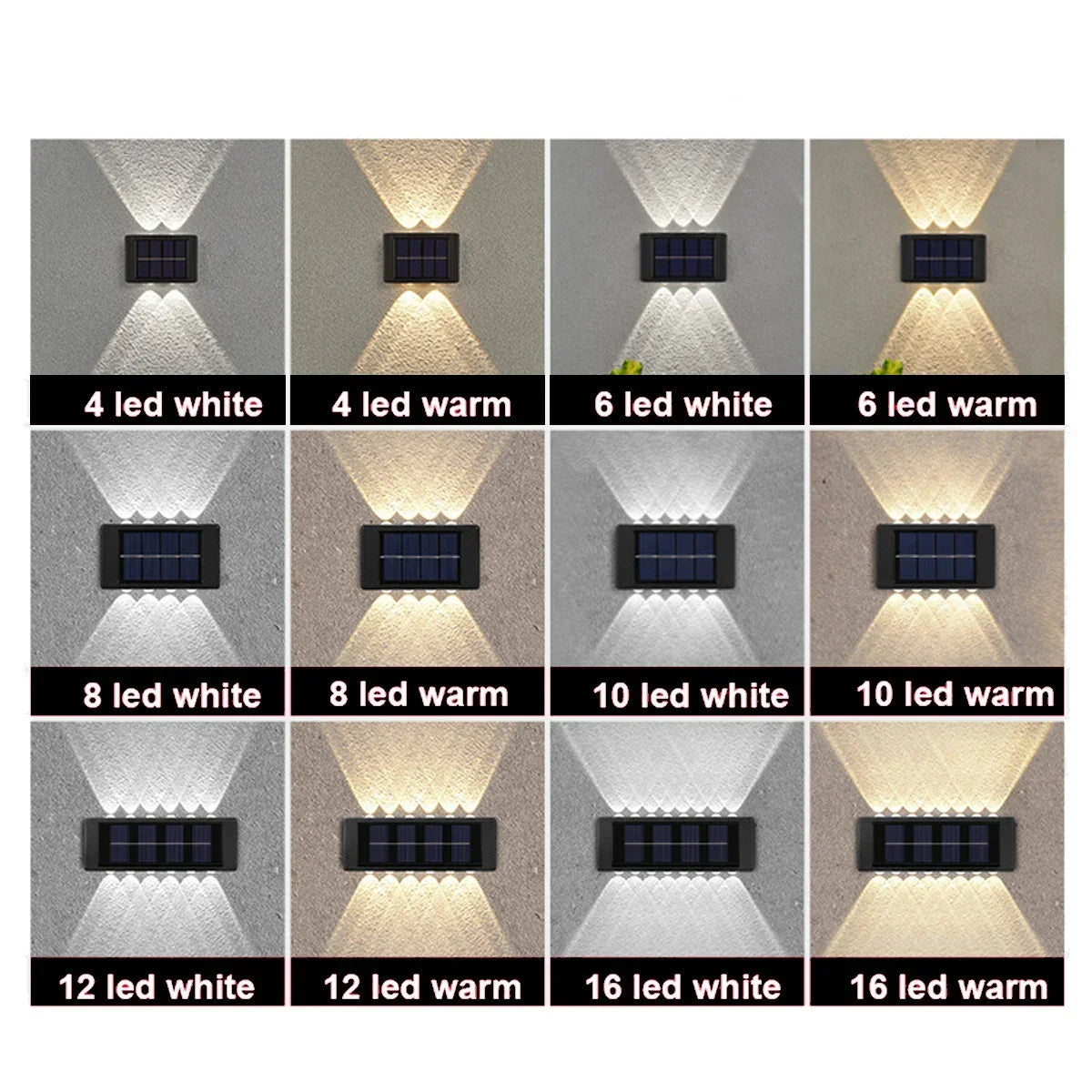 Solar Wall Lamp (different colours available)