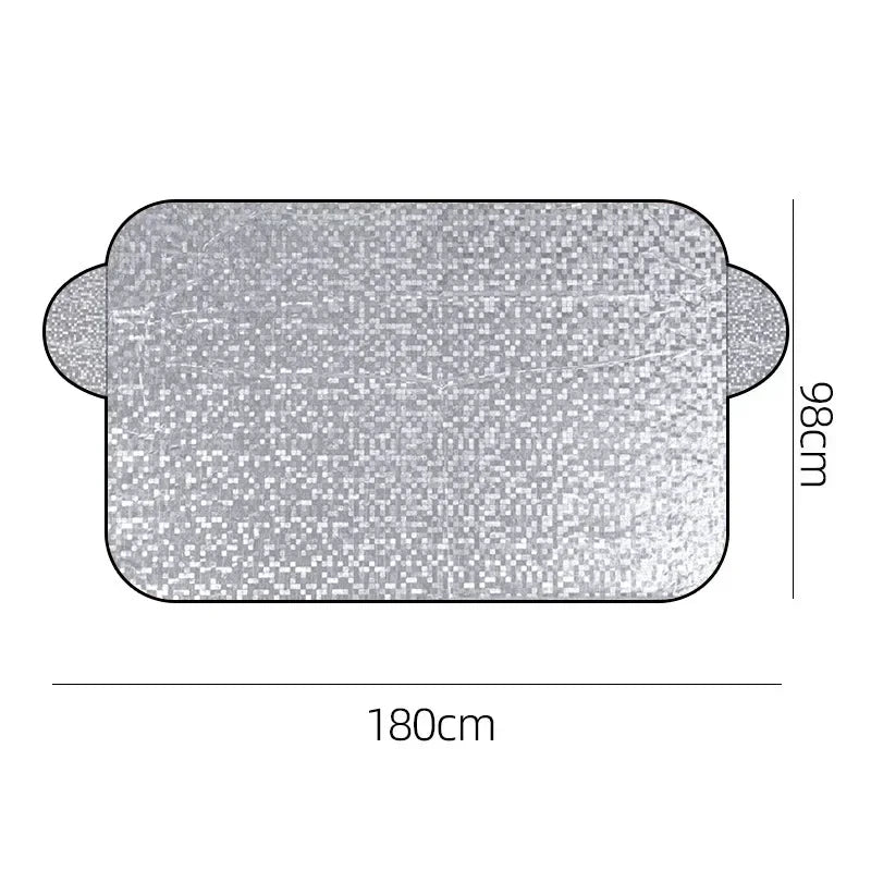 Car Windshield Snow & Ice Protector – Front/Rear Winter / Sunshade Cover
