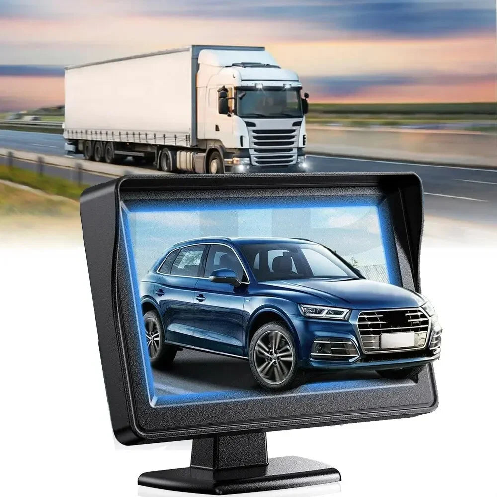 Wireless 4.3" Rear View Monitor & Parking Kit