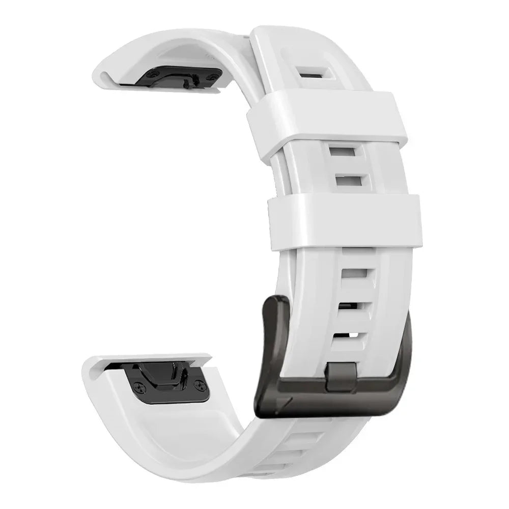 Quickfit Silicone Strap for the Garmin Watch Series (available of various range of models and 46 colours)