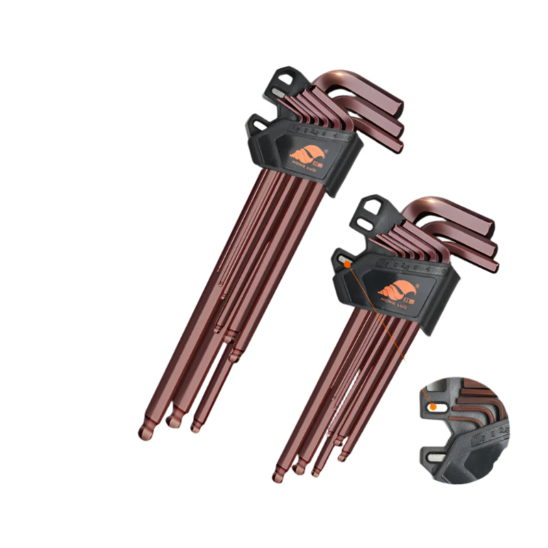 L-Type Hex Wrench Set (9Pcs) (7 types available)