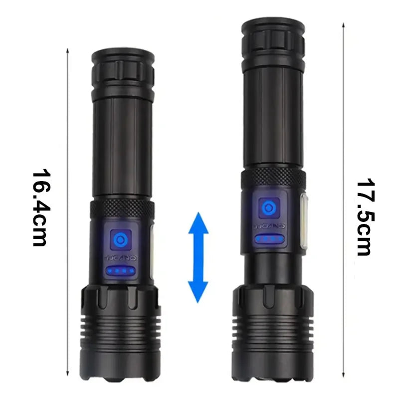 High Power Rechargeable LED Flashlight