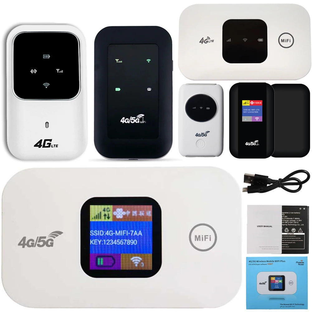 4G LTE Portable WiFi Router & Mobile Hotspot (8 different variants available)