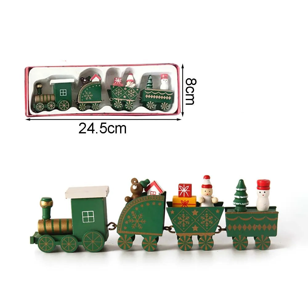 Christmas Wooden Train