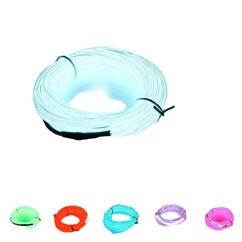 5M USB LED Neon Car Interior Light (7 colours available)