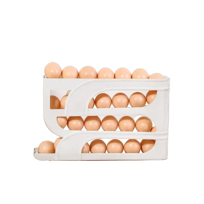4-Layer Automatic Rolling Egg Holder