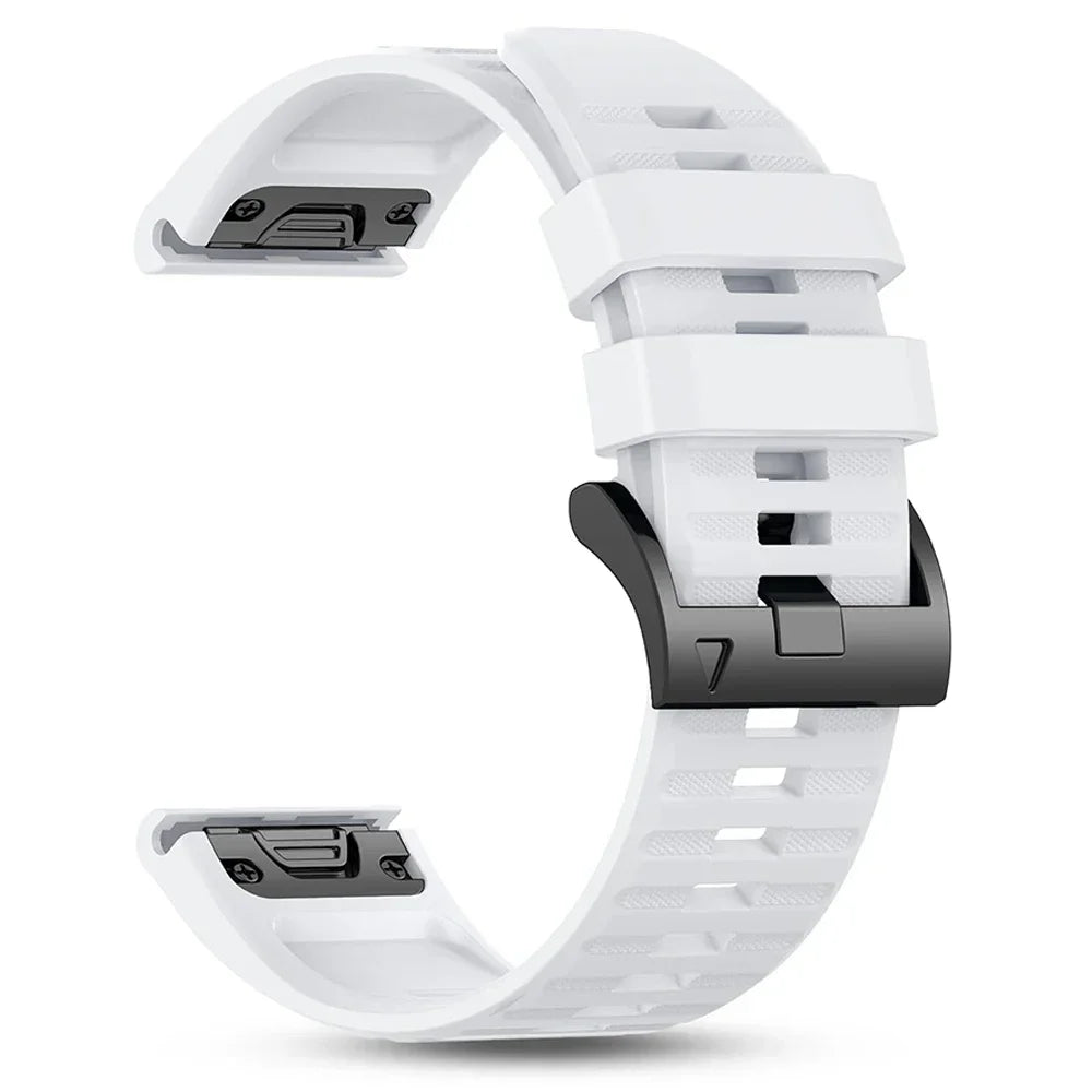 Quickfit Silicone Strap for the Garmin Watch Series (available of various range of models and 46 colours)