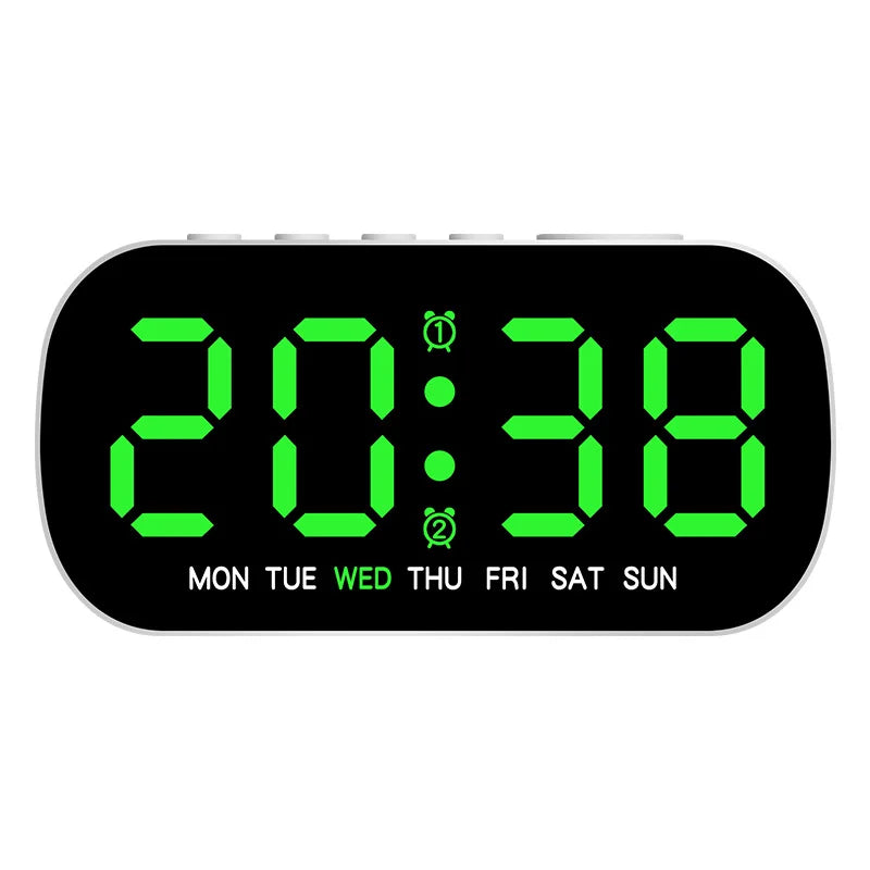 Digital Alarm Clock – USB Powered LED (different colours available)
