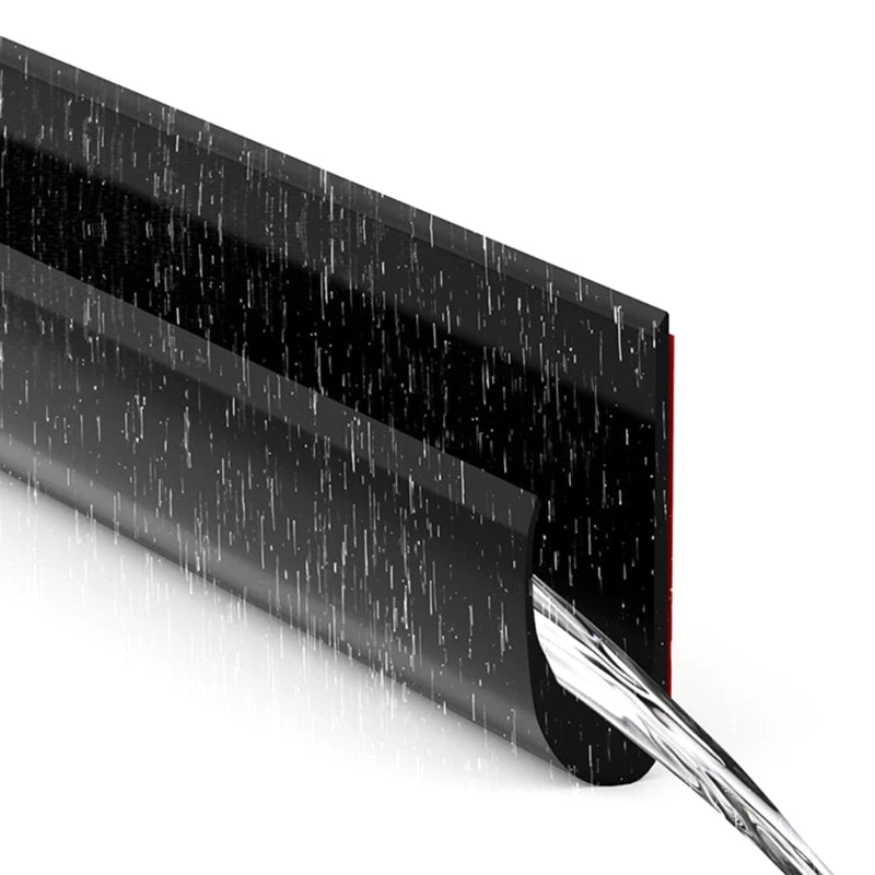 RV / Caravan Roof Rainwater Gutter PVC (available in Black & White)