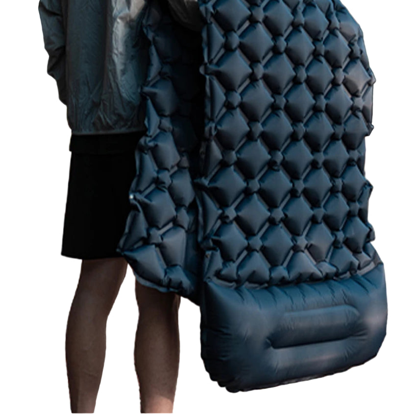 Inflatable Camping Mat with Pillow – Self-Inflating Mattress